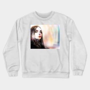 Digital Lady (Psychedelic with Life). Crewneck Sweatshirt